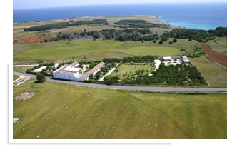 vista aerea della Tenuta il Gambero